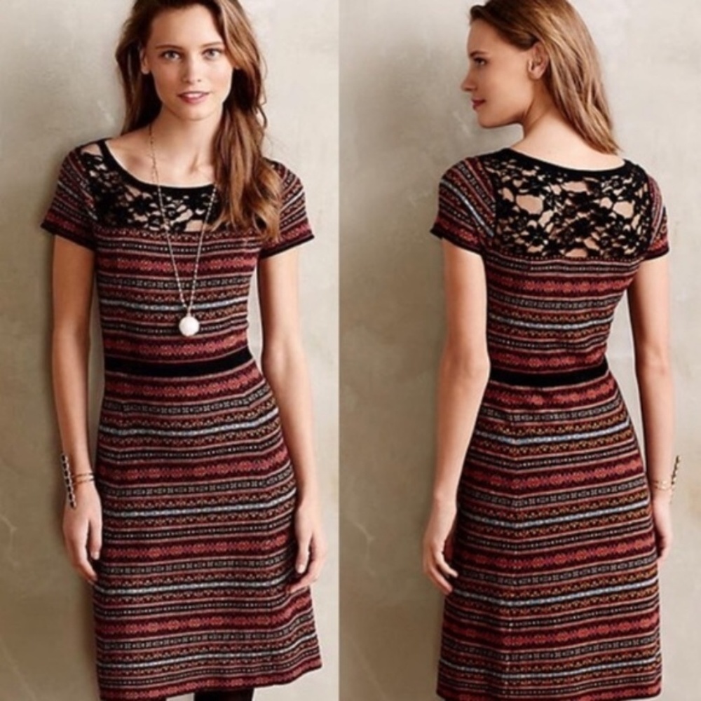 Anthropologie Sparrow FairIsle Sweater Dress